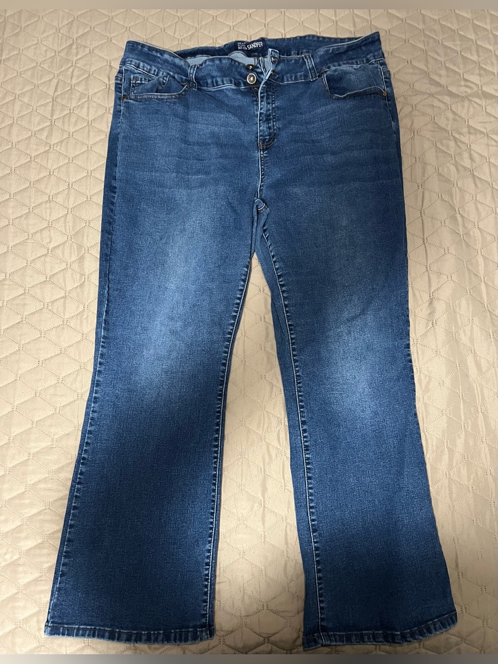 Women’s Dark Blue Wide Leg Jeans